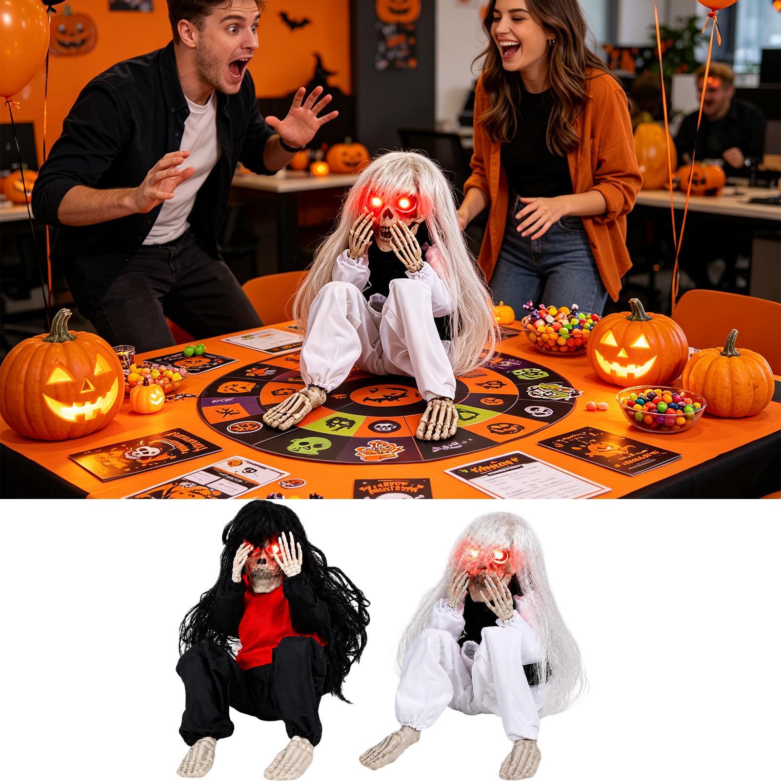 Halloween Skeleton Decoration - Decorações de Esqueletos de Halloween Ativadas