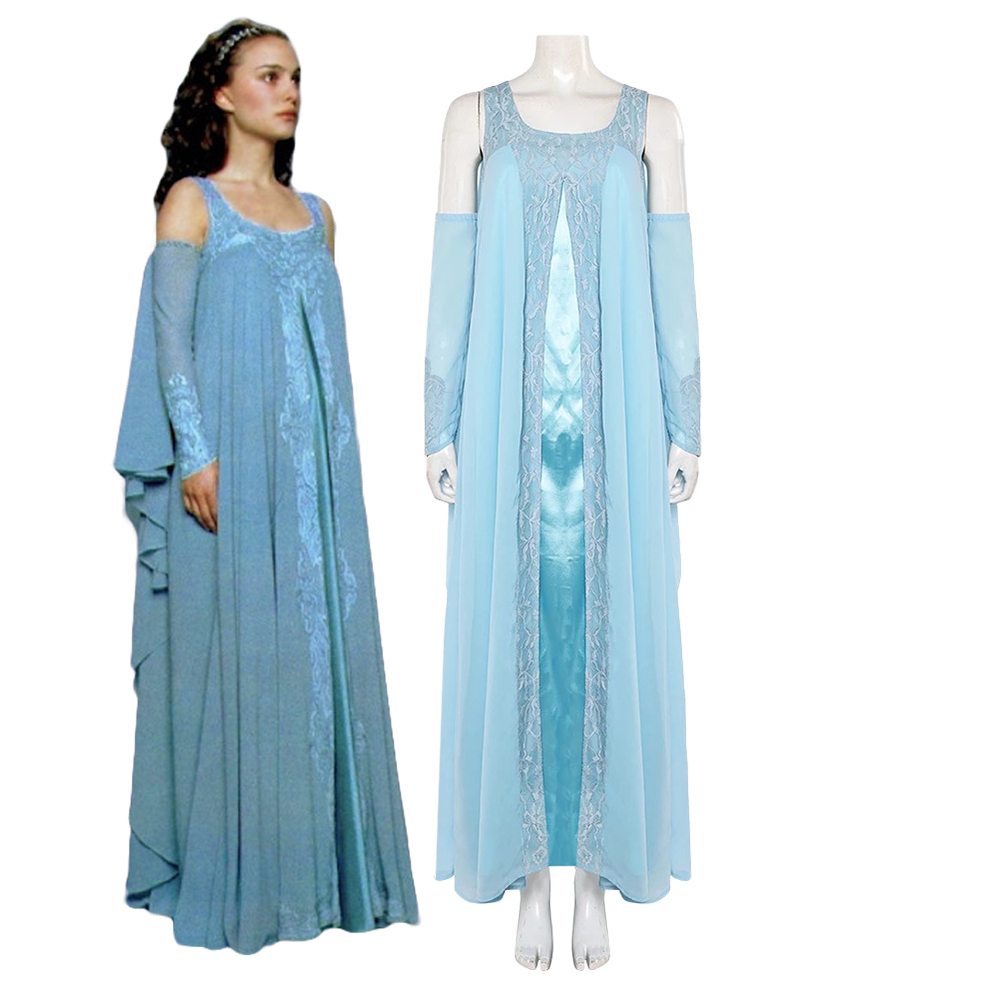 Halloween Costume Kids - Fantasia padme cosplay amidala manto traje