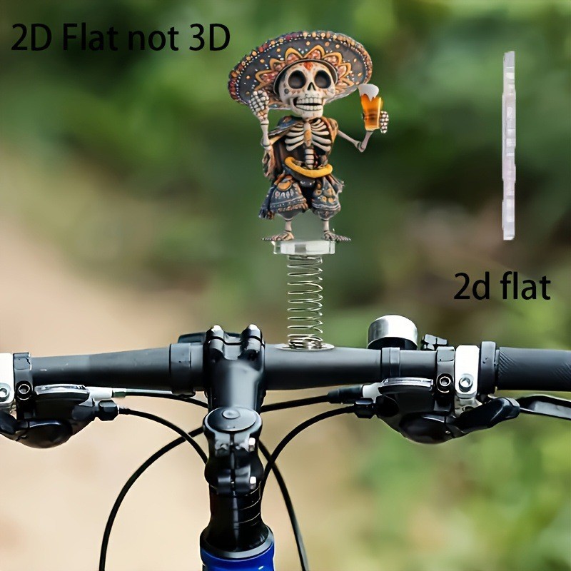 Halloween Skeleton Decoration - Novo Pingente Musical Decorativo para Carro: