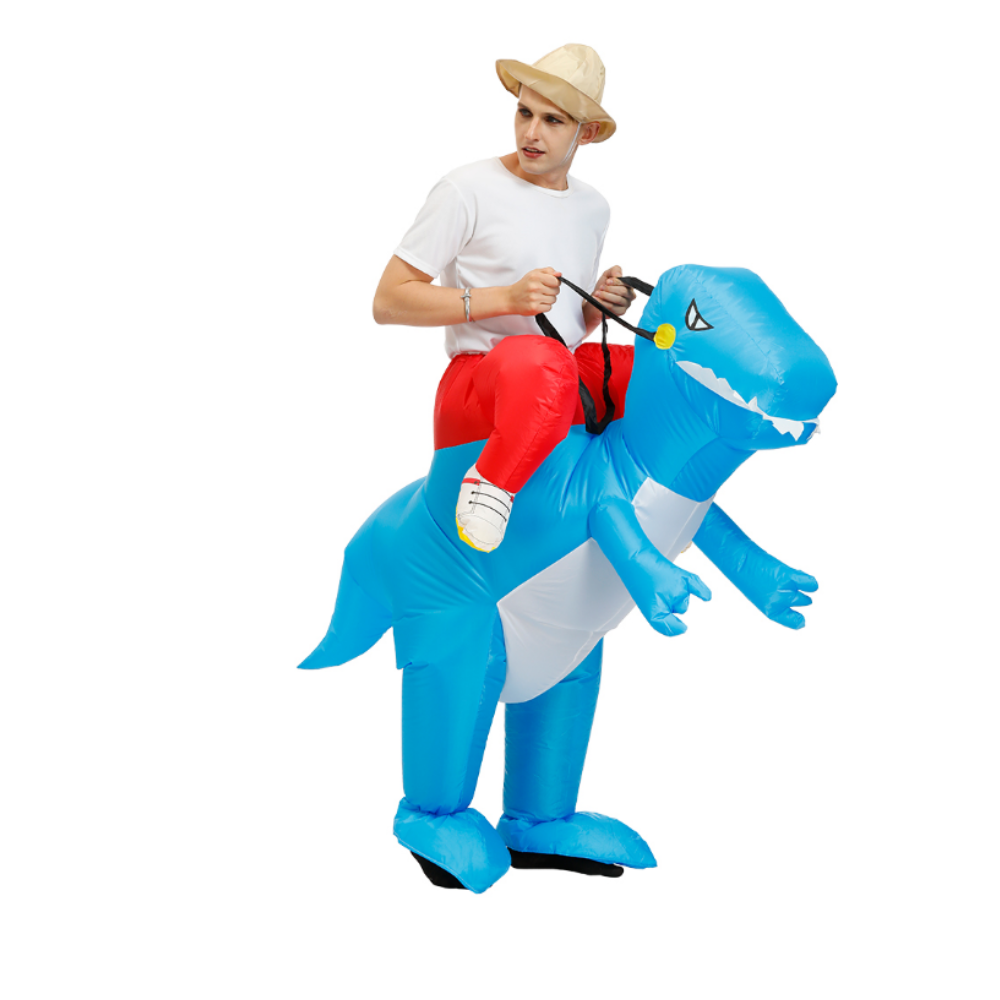 Fantasia Inflável de Dinossaur - Halloween Costume Adult avaliação e preço