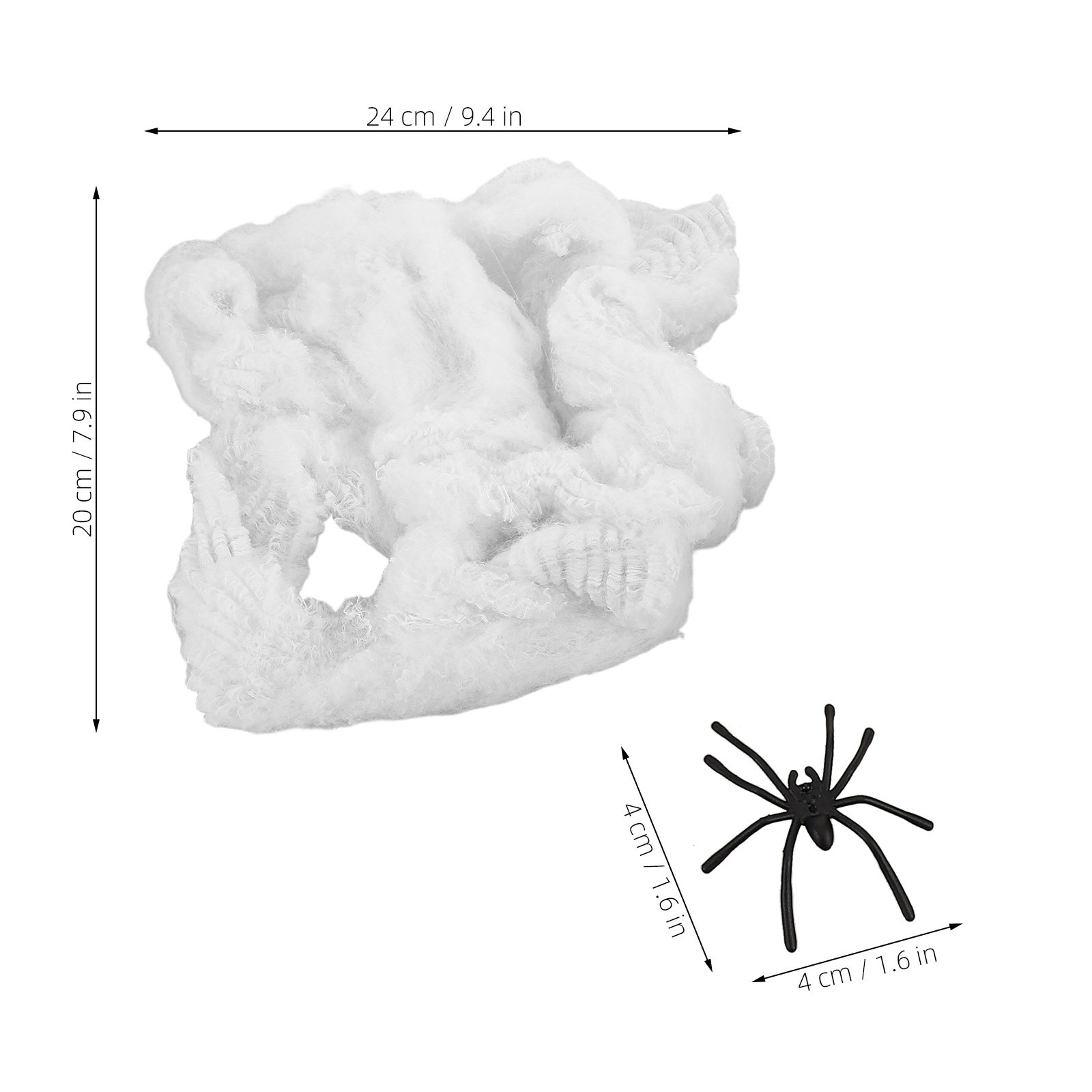 1 conjunto de decoração de tei - Spider Web Halloween Decoration avaliação e preço