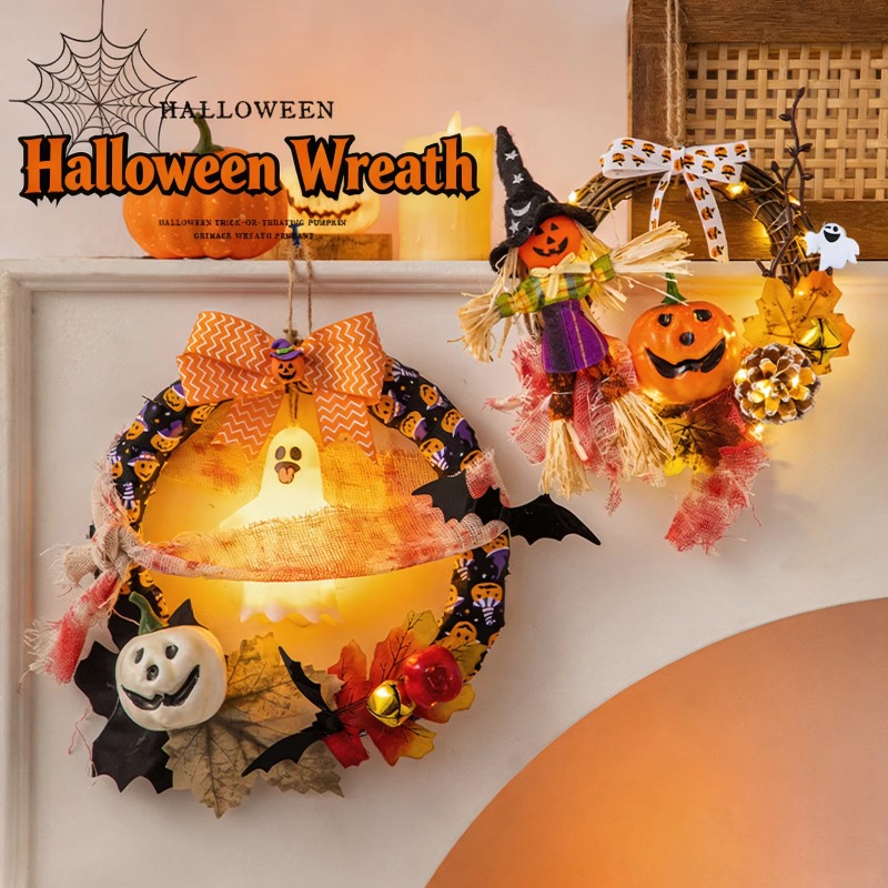 Kit de Guirlanda de Halloween  - Halloween Pumpkin Decor Led avaliação e preço