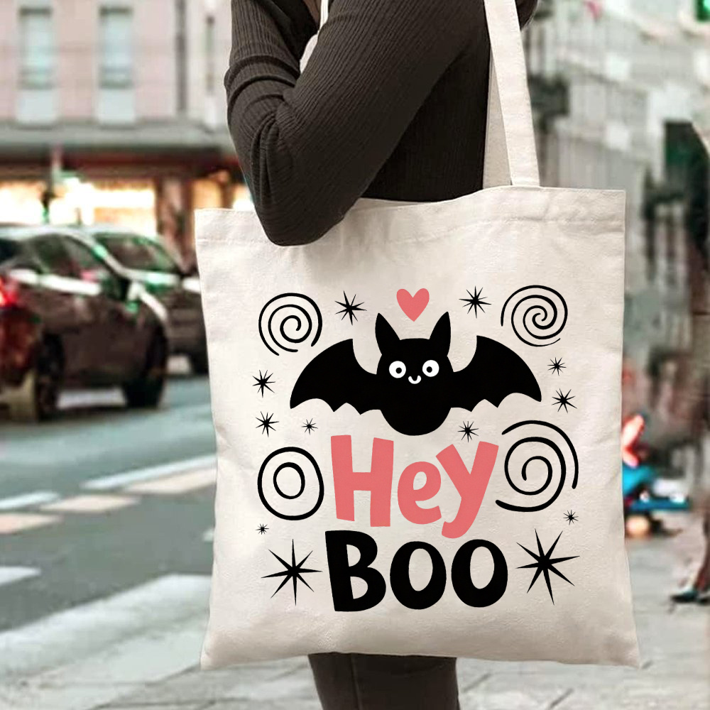 Bolsa de lona personalizada co - Pumpkin Lantern Halloween avaliação e preço