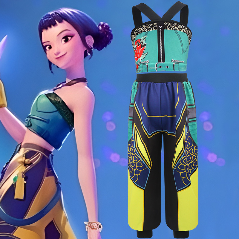 Coreia pop crianças cosplay tr - Halloween Costume Kids avaliação e preço