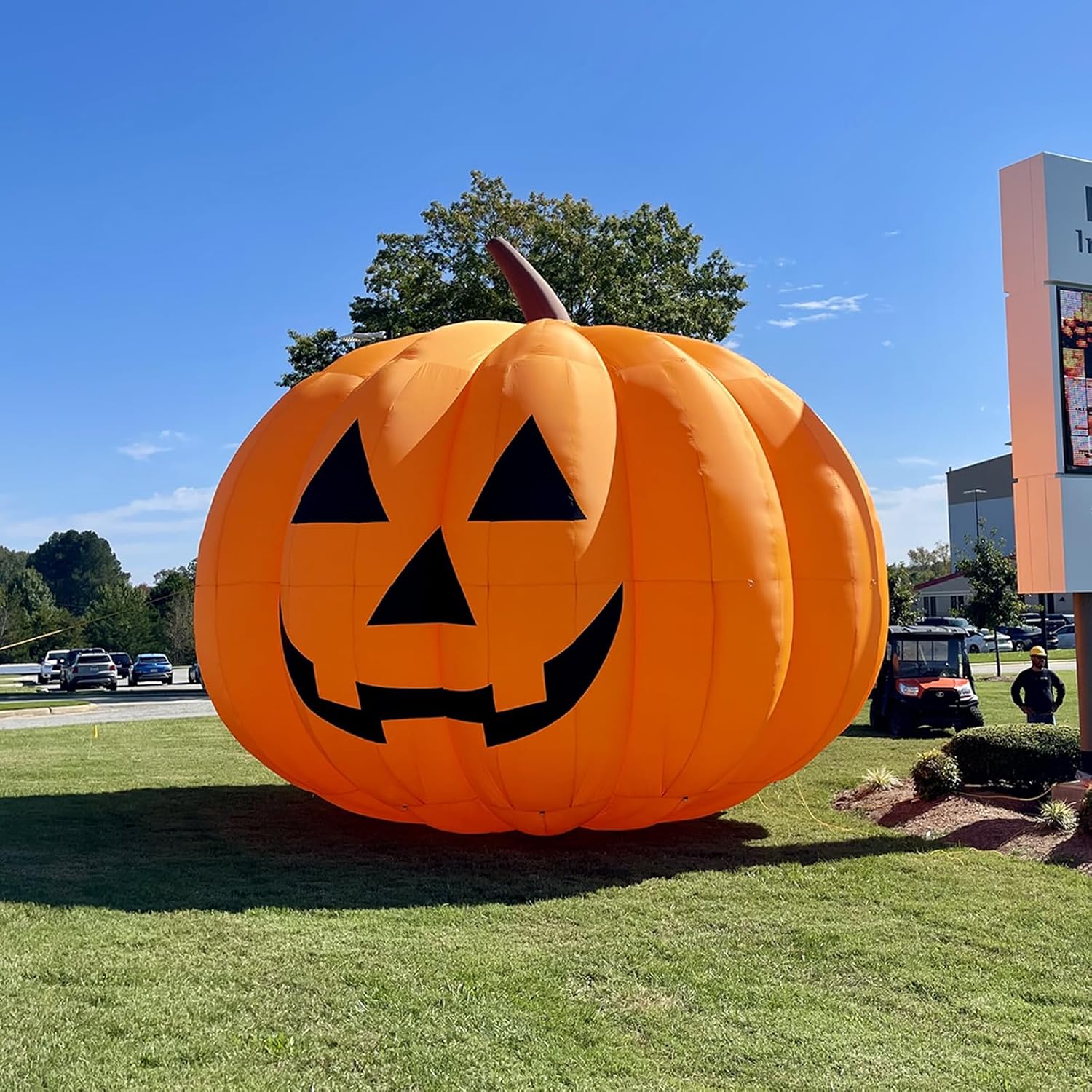 Decorações Infláveis de Abóbor - Halloween Pumpkin Decor Led avaliação e preço