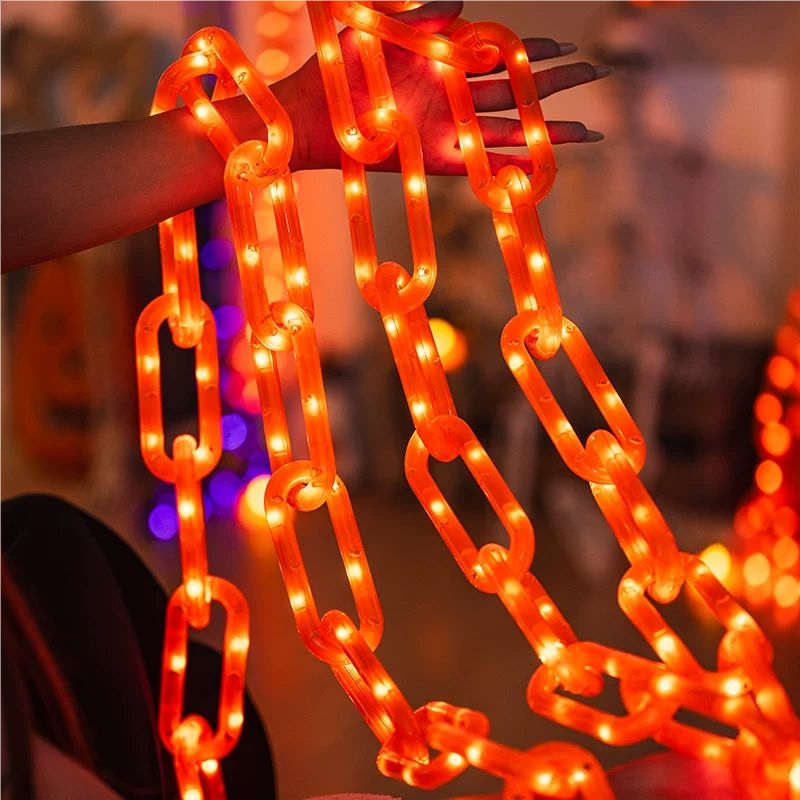 Luzes de Cadeia Solares para H - Halloween Led String Lights Orange avaliação e preço