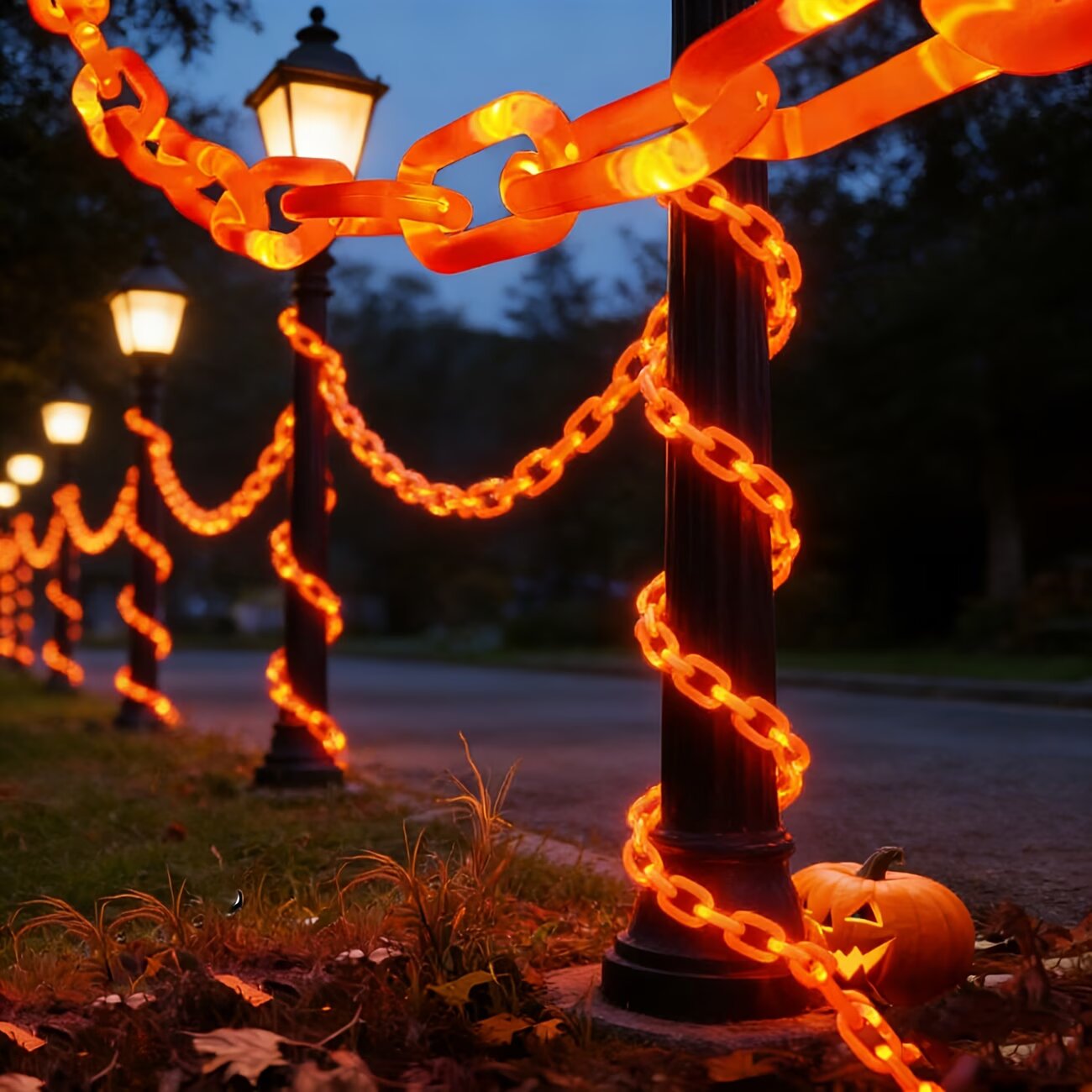 Luzes de Cadeia Solares para H - Halloween Led String Lights Orange avaliação e preço