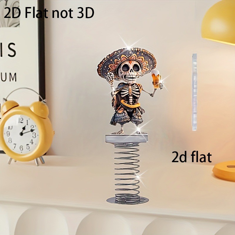 Novo Pingente Musical Decorati - Halloween Skeleton Decoration avaliação e preço