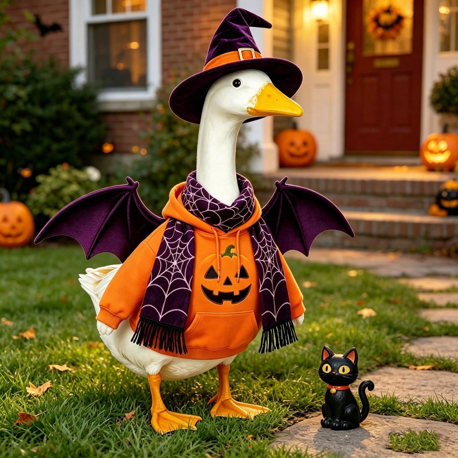 Moleton com capuz e estampa de - Pumpkin Lantern Halloween avaliação e preço