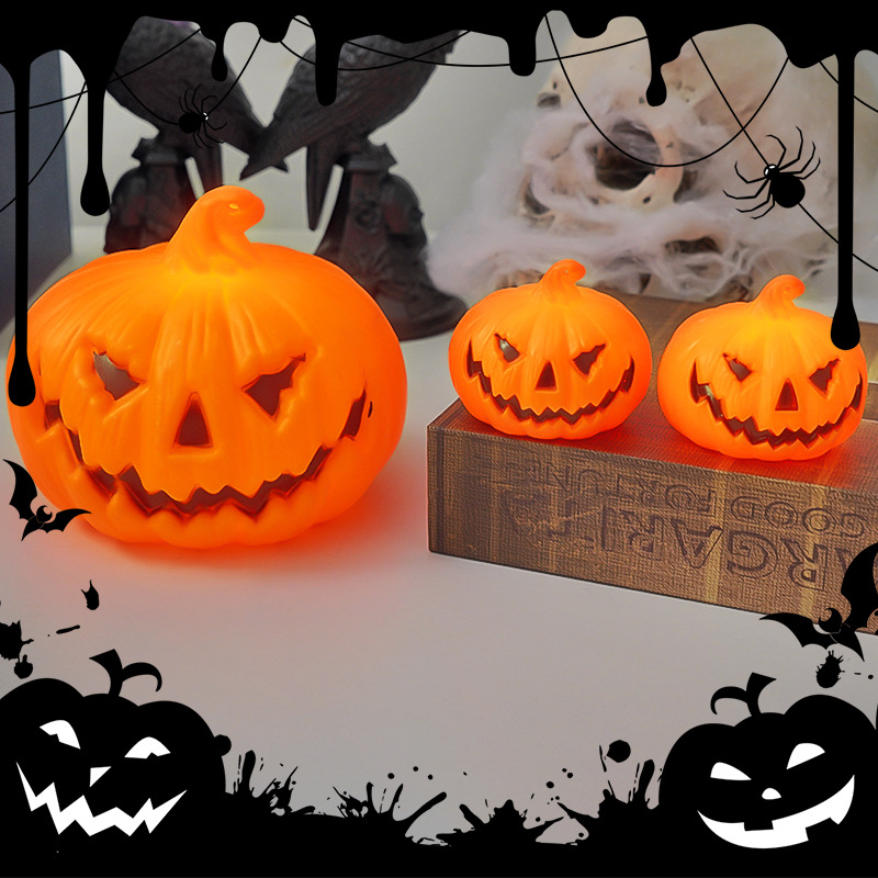 Lâmpada LED de Abóbora de Hall - Halloween Pumpkin Decor Led avaliação e preço